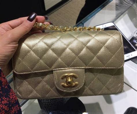 chanel pixel gold flap